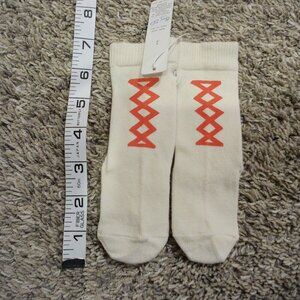 NWT WovenPlay Ribbon Socks - Red